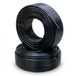 أنابيب HDPE PE 80 ضغط 8 بار قطر خارجي 32 مم سمك 3 مم لون أسود