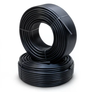 أنابيب HDPE PE 80 ضغط 8 بار قطر خارجي 32 مم سمك 3 مم لون أسود