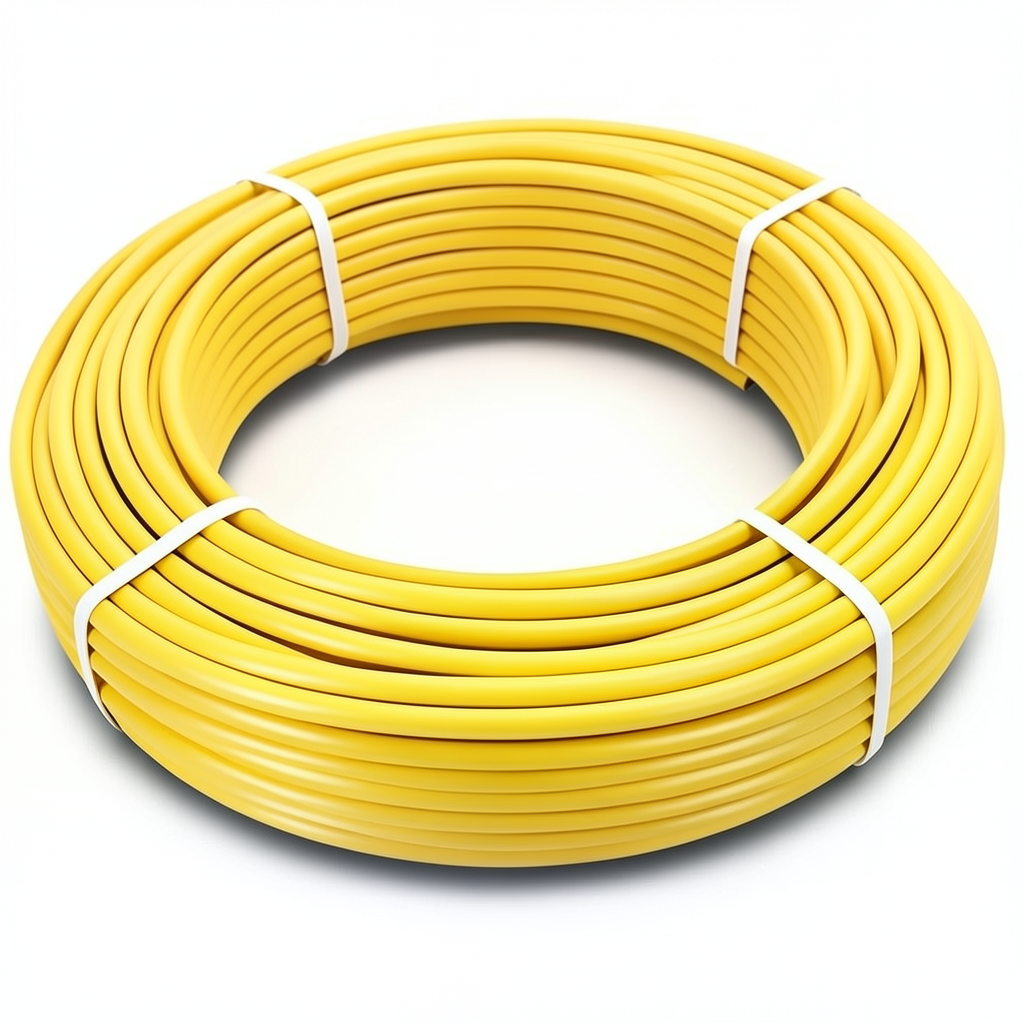 Al-Rajhi HDPE Pipes PE 80 Pressure 8 Bar Outside Diameter 32 mm Thickness 3 mm Yellow