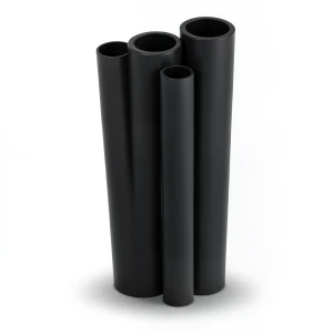 مواسير HDPE PE 100 ضغط 10 بار قطر خارجي 355 مم سمك 32.3 مم لون أسود