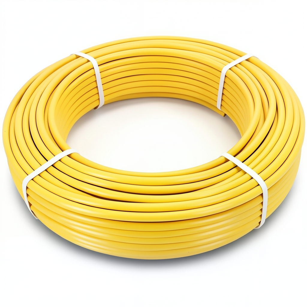 HDPE Pipes PE 80 Pressure 8 Bar Outside Diameter 40 mm Thickness 3.7 mm Yellow