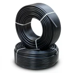HDPE Pipes PE 100 Pressure 10 Bar Outside Diameter 50 mm Thickness 4.6 mm Black