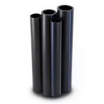 HDPE Pipes PE 80 Pressure 8 Bar Outside Diameter 355 mm Thickness 32.3 mm Black