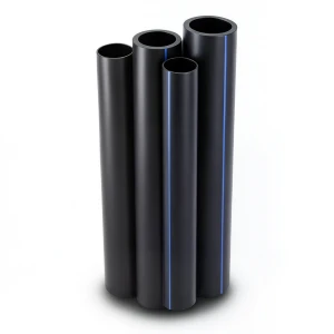 مواسير HDPE PE 80 ضغط 8 بار قطر خارجي 355 مم سمك 32.3 مم لون أسود