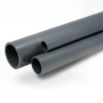 مواسير UPVC الوطني ضغط 15 بار  مقاس 3/8 إنش سمك 1.5 مم لون رمادي غامق