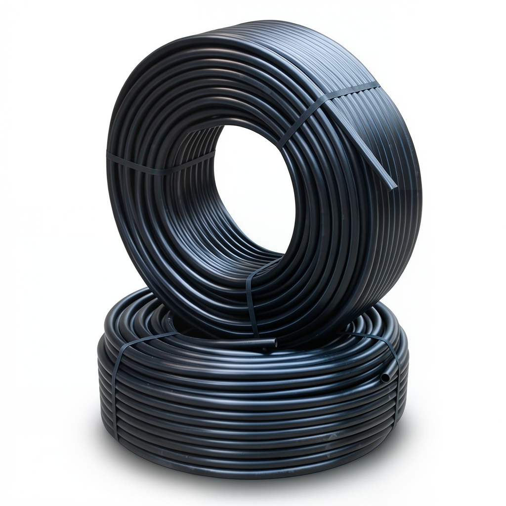 أنابيب HDPE PE 100 ضغط 6 بار قطر خارجي 75 مم سمك 2.9 مم لون أسود