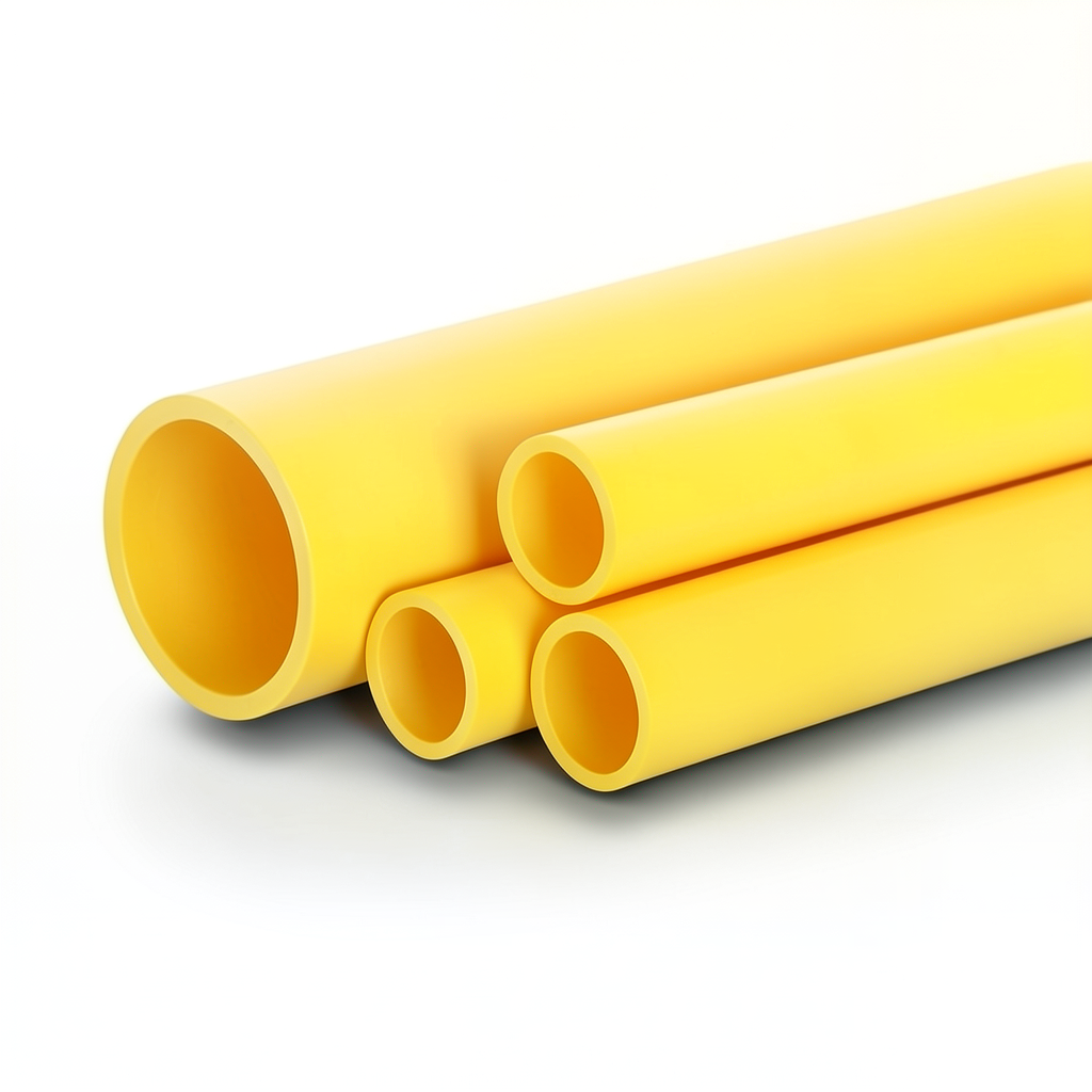 HDPE Pipes PE 100 Pressure 10 Bar Outside Diameter 355 mm Thickness 32.3 mm Yellow