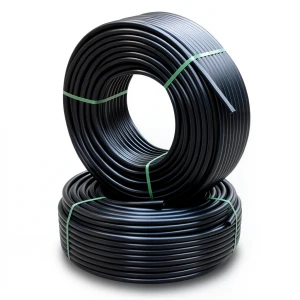 أنابيب HDPE PE 100 ضغط 6 بار قطر خارجي 90 مم سمك 3.5 مم لون أسود