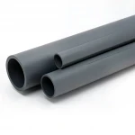 مواسير UPVC الوطني ضغط 12 بار  مقاس ½ 1 إنش سمك 2.5 مم لون رمادي غامق