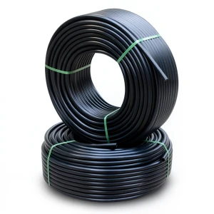 HDPE Pipes PE 80 Pressure 8 Bar Outside Diameter 50 mm Thickness 4.6 mm Black