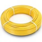 أنابيب HDPE PE 80 ضغط 8 بار قطر خارجي 50 مم سمك 4.6 مم لون أصفر