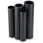 أنابيب HDPE PE 100 ضغط 6 بار قطر خارجي 180 مم سمك 6.9 مم لون أسود