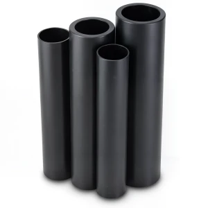 أنابيب HDPE PE 100 ضغط 6 بار قطر خارجي 180 مم سمك 6.9 مم لون أسود