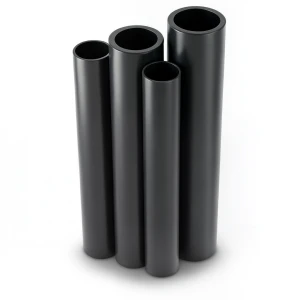 أنابيب HDPE PE 100 ضغط 6 بار قطر خارجي 200 مم سمك 7.7 مم لون أسود