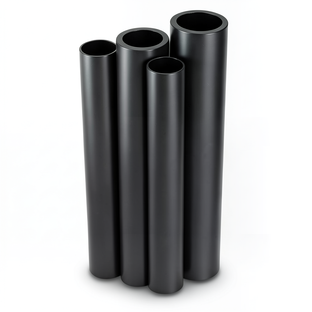 Al-Rajhi HDPE Pipes PE 100 Pressure 6 Bar Outer Diameter 280 mm Thickness 10.7 mm Black