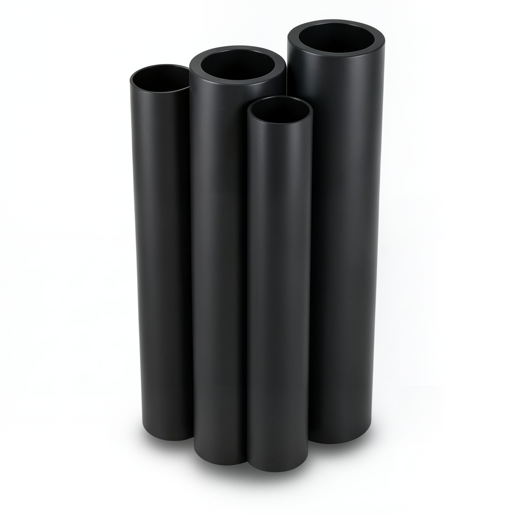 أنابيب HDPE الراجحي PE 100 ضغط اسمي 6 بار قطر خارجي 315 مم سمك 12.1 مم لون أسود