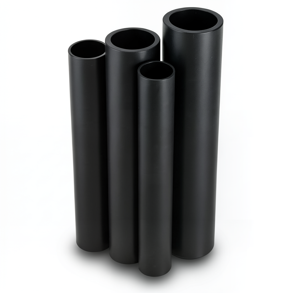 أنابيب HDPE الراجحي PE 100 ضغط 6 بار قطر خارجي 355 مم سمك 13.6 مم لون أسود
