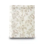 Wallpaper Floral Design Size 15.6m×106cm Light Beige Color