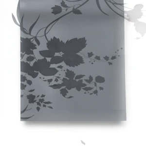 Dark Gray Rose Wallpaper 10m x 53 cm, Elegant Design