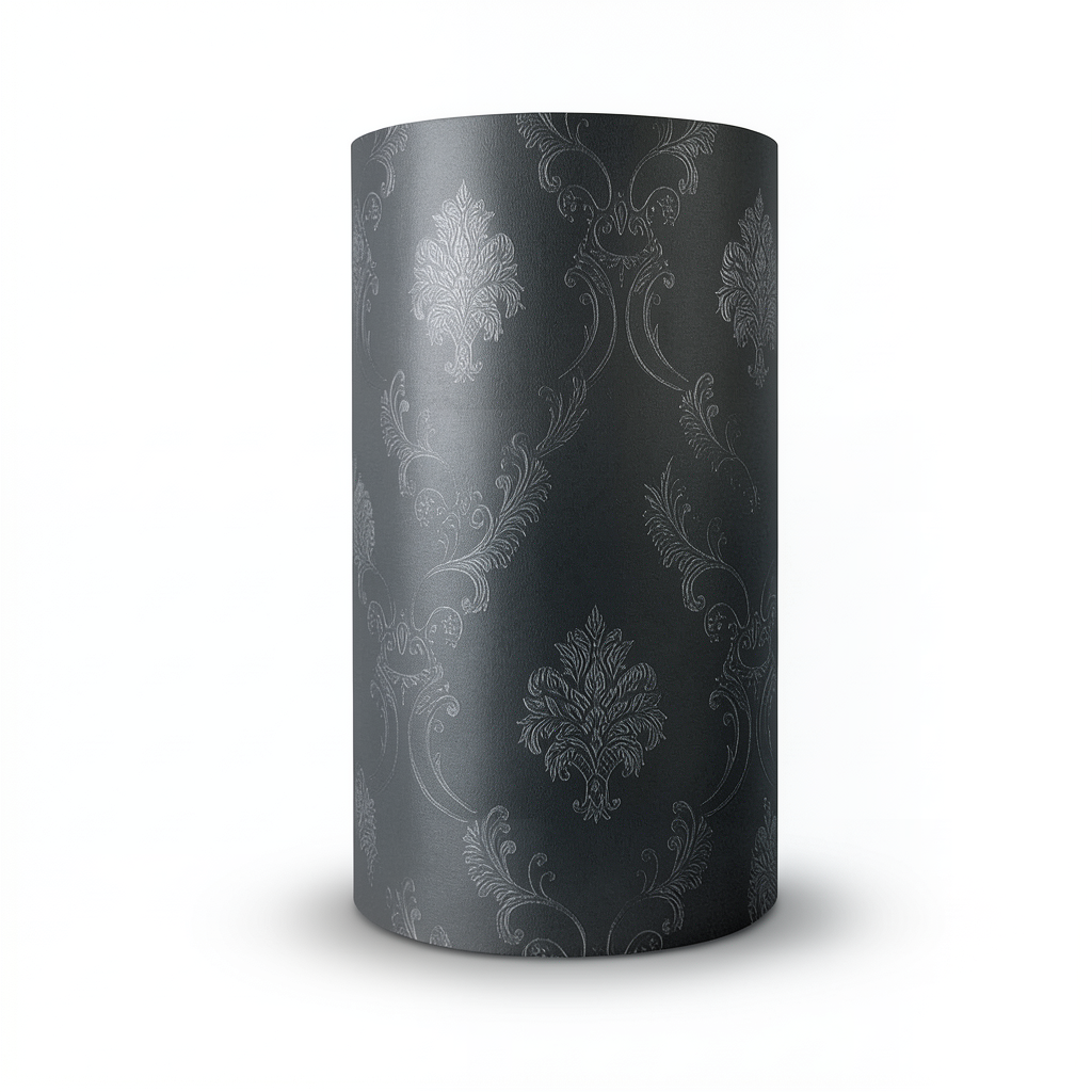 Wallpaper Wooded Design Dark Gray 15.6m×106cm Model 1136-4