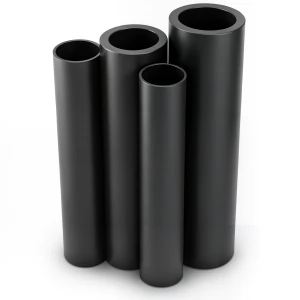 أنابيب HDPE PE 100 ضغط 10 بار قطر خارجي 400 مم سمك 36.4 مم لون أسود