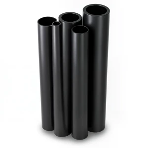 أنابيب HDPE PE 80 ضغط 8 بار قطر 400 مم سمك 36.4 مم لون أسود