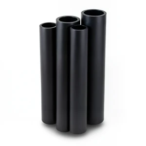 أنابيب HDPE PE 100 ضغط 10 بار قطر خارجي 400 مم سمك 36.4 مم لون أسود