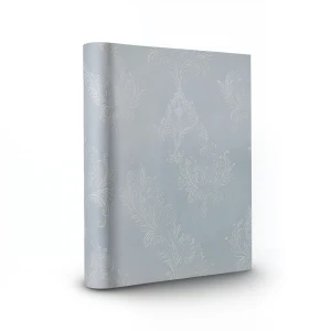 Wallpaper Tree-Patterned Design Size 15.6m×106cm Cadet Grey