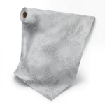Tree-Patterned Wallpaper Vinyl Cover 15.6m x 106cm Gray