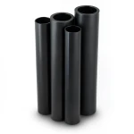 أنابيب HDPE PE 80 ضغط 8 بار قطر 400 مم سمك 36.4 مم لون أسود