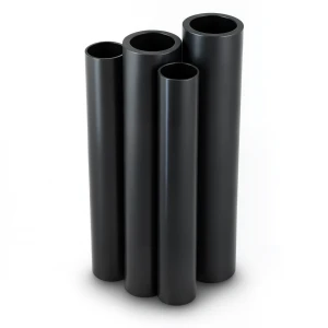 HDPE Pipes PE 80 Pressure 8 Bar 400 mm Diameter 36.4 mm Thickness Black