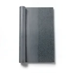 Leaf-Patterned Wallpaper Vinyl Cover 15.6m x 106cm Dark Gray
