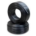 HDPE Pipes PE 100 6 Bar Pressure 110 mm OD 4.2 mm Thickness Black