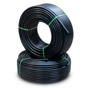 أنابيب HDPE PE 100 ضغط 6 بار قطر 125 مم سمك 4.8 مم لون أسود