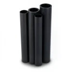 أنابيب HDPE PE 100 ضغط 6 بار قطر خارجي 200 مم سمك 7.7 مم لون أسود