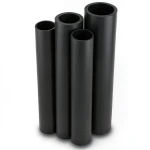 أنابيب HDPE PE 100 ضغط 6 بار قطر خارجي 225 مم سمك 8.6 مم لون أسود