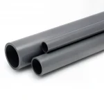 مواسير UPVC الوطني ضغط 15 بار  مقاس  ¼ 1 إنش سمك 2.7 مم لون رمادي غامق
