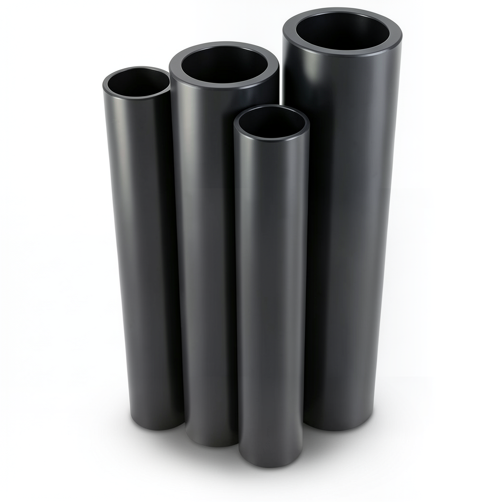 Al-Rajhi HDPE Pipes PE 100 Pressure 6 Bar Outer Diameter 280 mm Thickness 10.7 mm Black