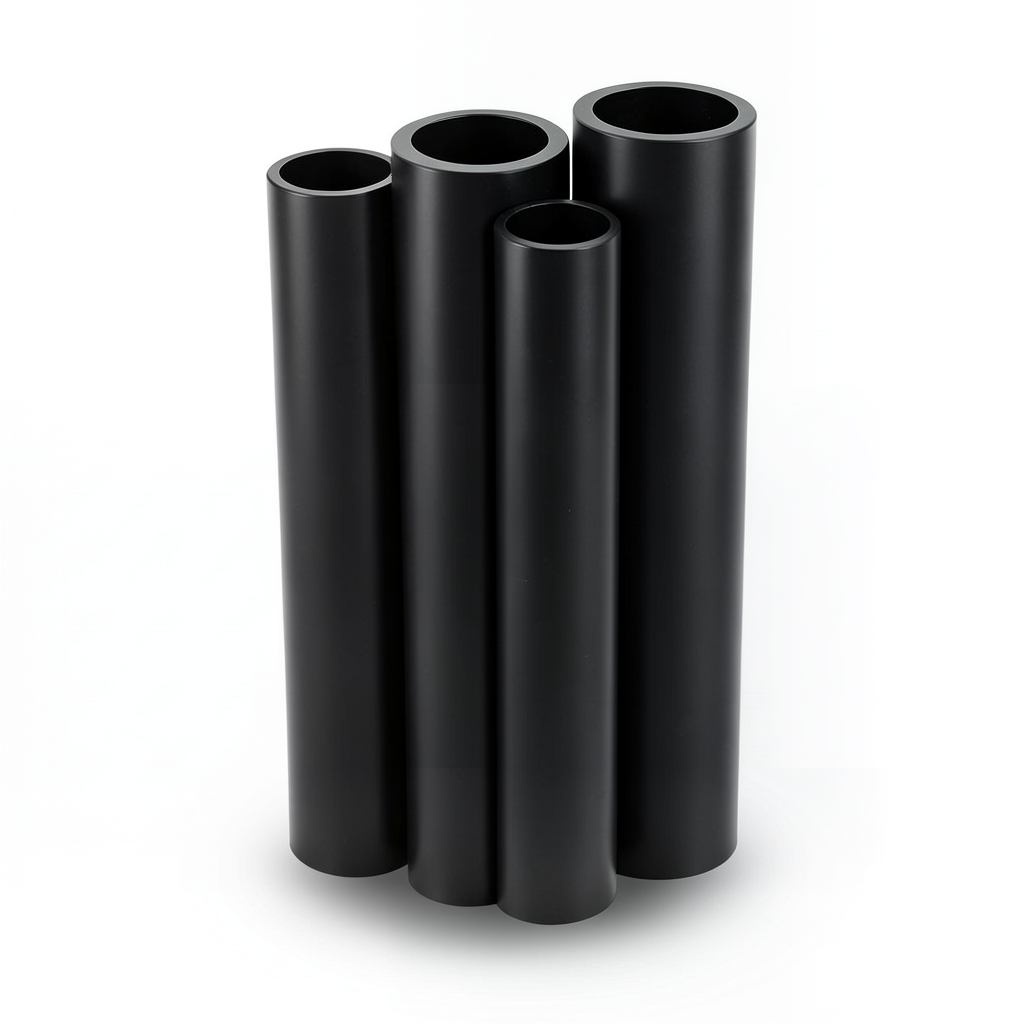 Al-Rajhi HDPE Pipes PE 100 6 Bar Pressure 630 mm Diameter 24.1 mm Thickness Black