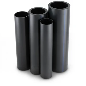 HDPE Pipes PE 100 Pressure 6 Bar Outer Diameter 200 mm Thickness 7.7 mm Black