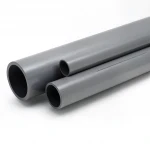 مواسير UPVC الوطني ضغط 15 بار  مقاس 2 إنش سمك 3.9 مم لون رمادي غامق