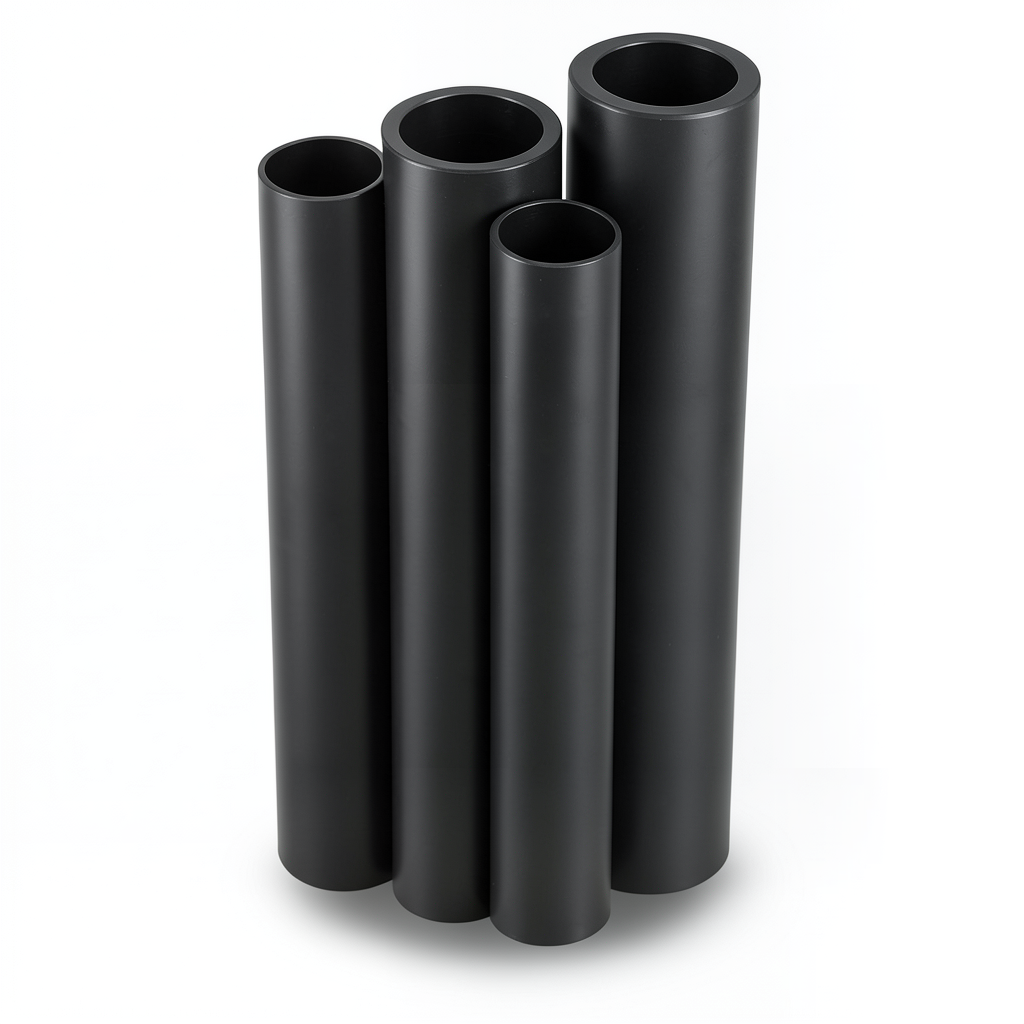 أنابيب HDPE الراجحي PE 100 ضغط اسمي 6 بار قطر خارجي 315 مم سمك 12.1 مم لون أسود