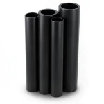 أنابيب HDPE PE 100 ضغط 6 بار قطر خارجي 225 مم سمك 8.6 مم لون أسود