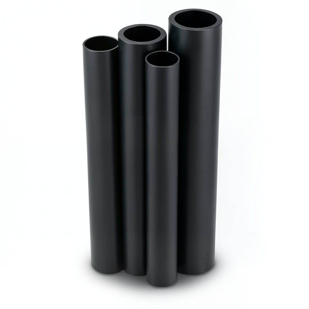 Al-Rajhi HDPE Pipes PE 100 Pressure 6 Bar Outer Diameter 355 mm Thickness 13.6 mm Black