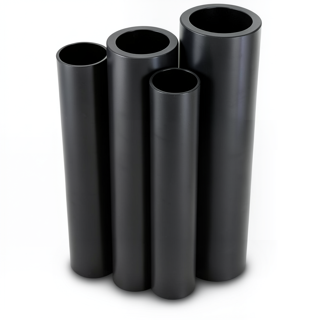 Al-Rajhi HDPE Pipes PE 100 Pressure 6 Bar Outer Diameter 280 mm Thickness 10.7 mm Black