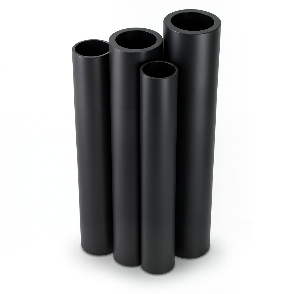 مواسير HDPE الراجحي PE 100 ضغط اسمي 6 بار قطر خارجي 1200 مم سمك 45.9 مم لون أسود