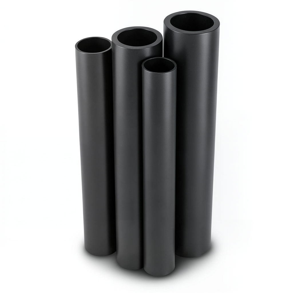 أنابيب HDPE الراجحي PE 100 ضغط 6 بار قطر خارجي 355 مم سمك 13.6 مم لون أسود