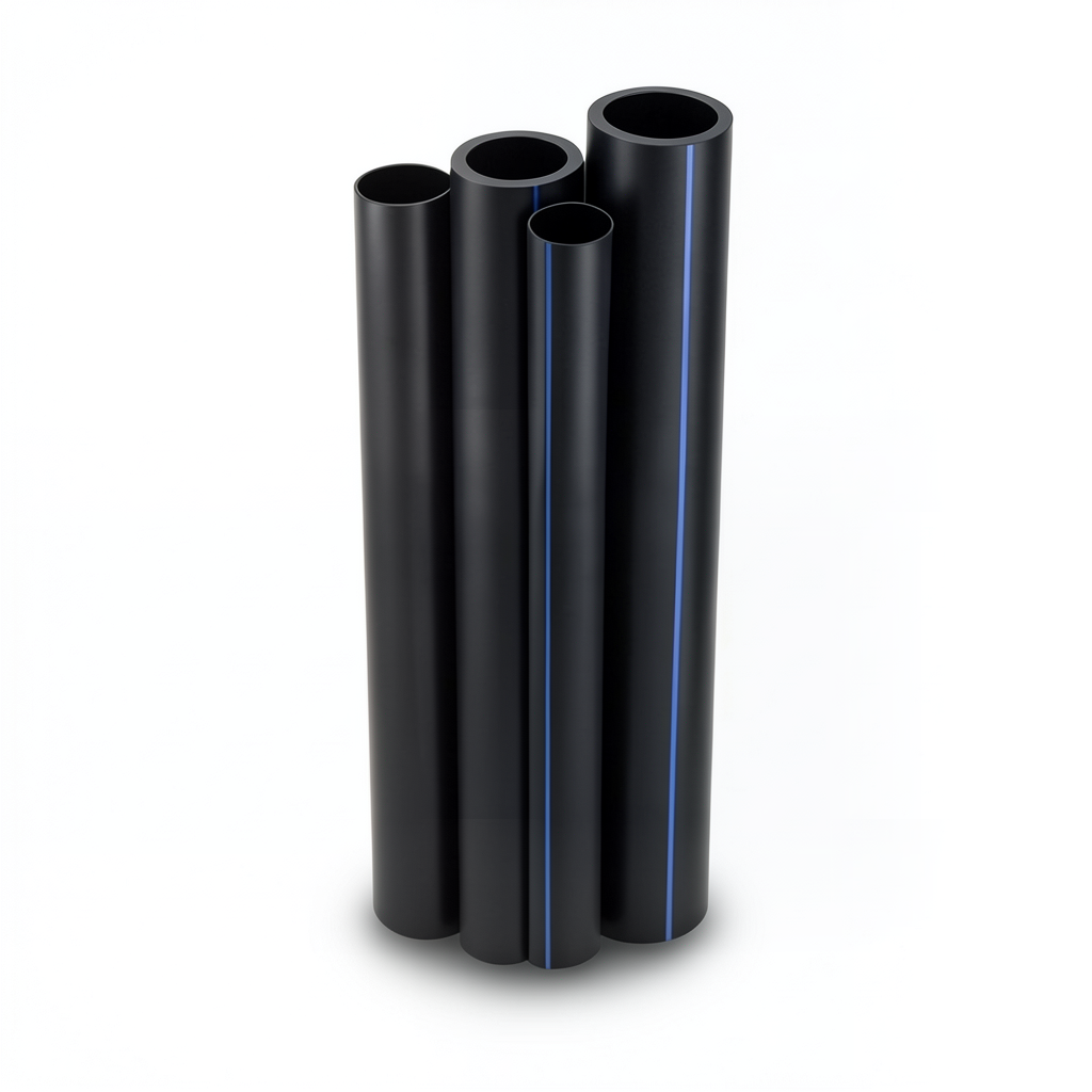 Al-Rajhi HDPE Pipes PE 100 Pressure 6 Bar Outer Diameter 400 mm Thickness 15.3 mm Black
