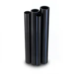 Al-Rajhi HDPE Pipes PE 100 Pressure 6 Bar Outer Diameter 400 mm Thickness 15.3 mm Black