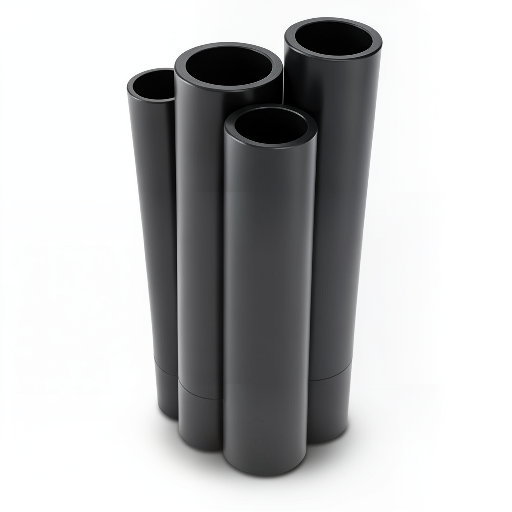 Al-Rajhi HDPE Pipes PE 100 Pressure 6 Bar Outer Diameter 1600 mm Thickness 61.2 mm Black